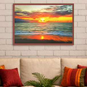 Banderas Bay Sunset 1738 Art Print