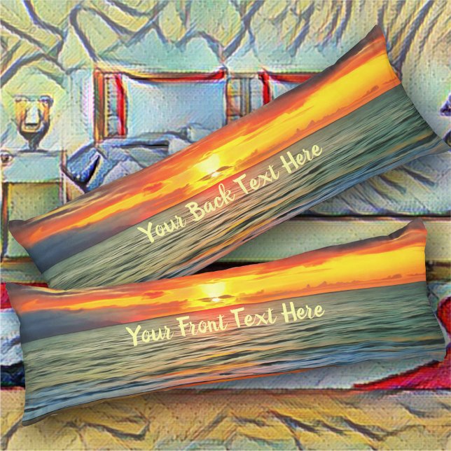 Banderas Bay Sunset 1738 Body Cushion (Creator Uploaded)