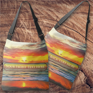 Banderas Bay Sunset 1738 Crossbody Bag