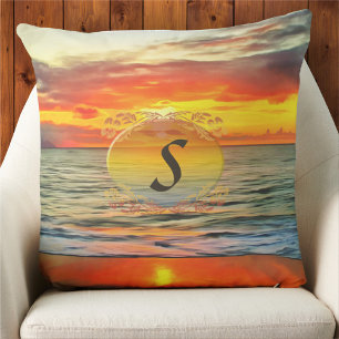 Banderas Bay Sunset 1738 Cushion