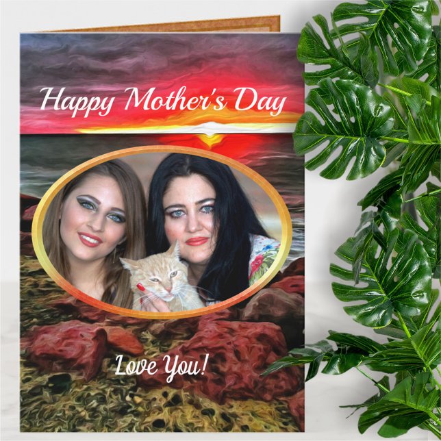 Banderas Happy Mother's Day Sunset 914 Card (Creator Uploaded)