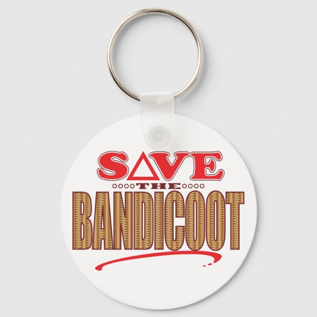 Bandicoot Save Key Ring (Front)