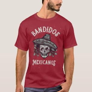 Bandidos Mexicanos Maroon T-Shirt