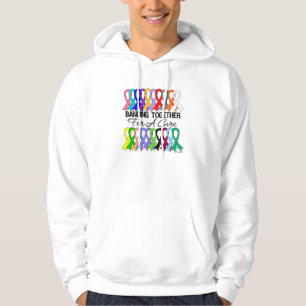 Banding Together For A Cure For All Cancers Hoodie
