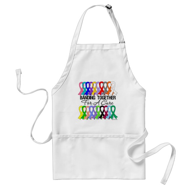 Banding Together For A Cure For All Cancers Standard Apron (Front)