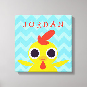 Bandit the Chick Canvas Print