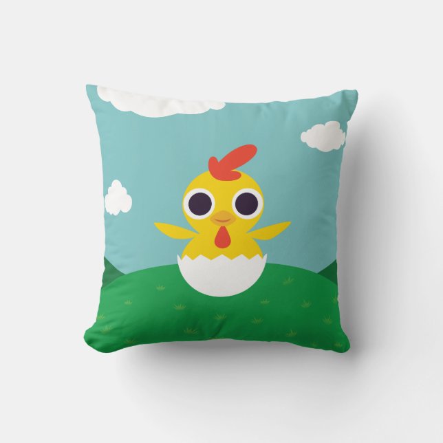 Bandit the Chick Cushion (Front)