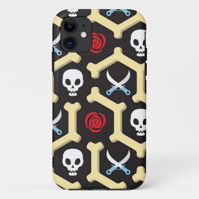 Bandit Theme Pattern Case-Mate iPhone Case (Back)