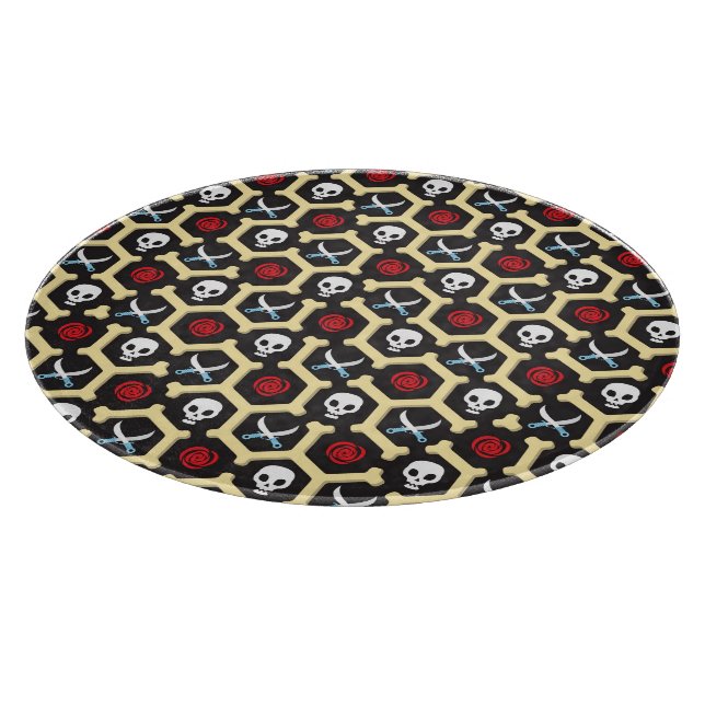 Bandit Theme Pattern Cutting Board (Corner)