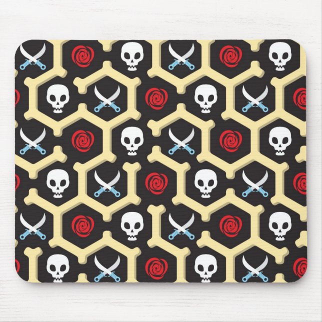 Bandit Theme Pattern Mouse Pad (Front)