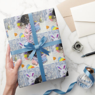 Bandit's Easter Wrapping Paper - Cat / Kitten