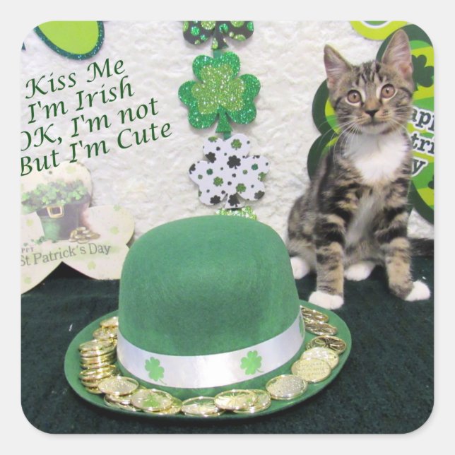 Bandit's St. Patrick's Day Stickers (3387) (Front)