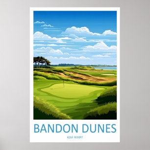 Bandon Dunes Golf Resort Travel Print Wall Art