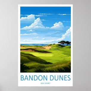 Bandon Dunes Golf Resort Travel Print Wall Art