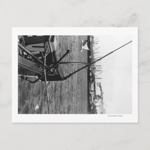 Bandon, Oregon Harbour View and Ships Photograph Postcard
