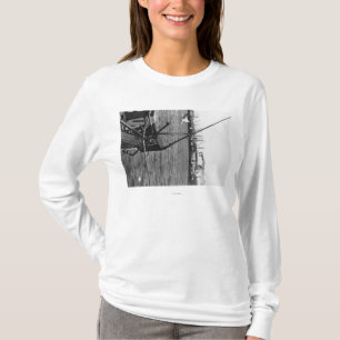 Bandon, Oregon Harbour View and Ships Photograph T-Shirt