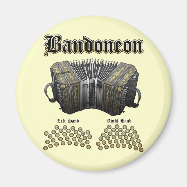 Bandoneon 2 magnet (Front)