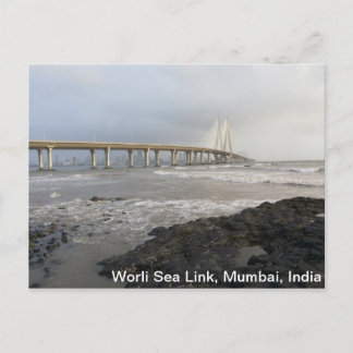 Bandra-Worli Sea Link, Mumbai , India Postcard