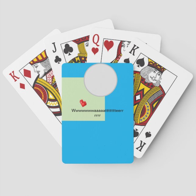 Bands watch Apple  Playing Cards (Back)