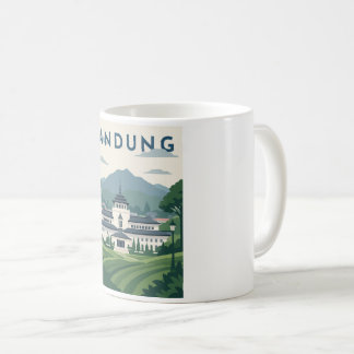 Bandung Indonesia Travel Poster Coffee Mug