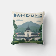 Bandung Indonesia Travel Poster