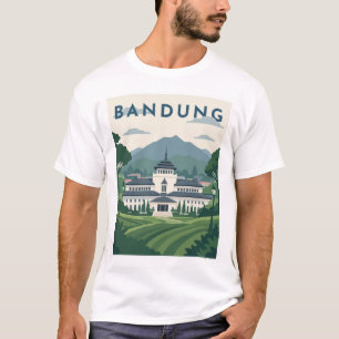 Bandung Indonesia Travel Poster T-Shirt