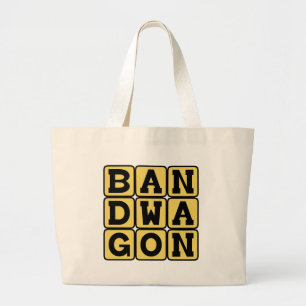 Bandwagon, Fashionable Activity Large Tote Bag