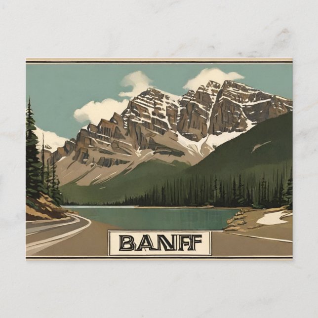 Banff (4) postcard (Front)
