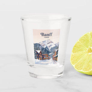 Banff Alberta, Canada Shot Glass