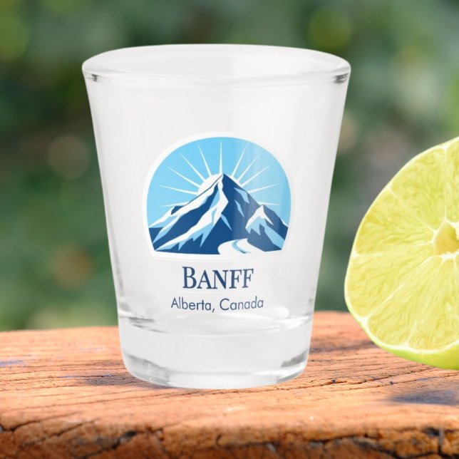 Banff Alberta Canada Shot glass (Creator Uploaded)