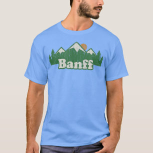 Banff Alberta Canada  Vintage Hiking Mountains  T-Shirt