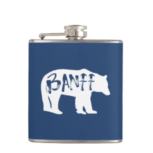Banff Bear Hip Flask