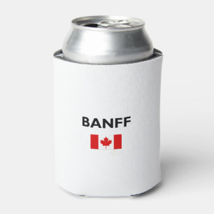 Banff Canada Canadian Flag Light-Colour Can Cooler