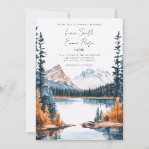 Banff Canada Rocky Mountains Invitation