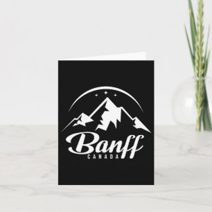 Banff Canada Ski Resort Skiing Snowboarding Card