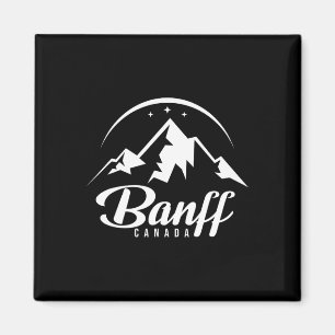 Banff Canada Ski Resort Skiing Snowboarding Magnet