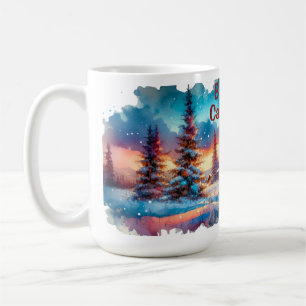 Banff Canada Watercolor Sketch    Coffee Mug
