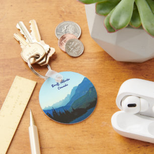 Banff Jasper Blue Key Ring