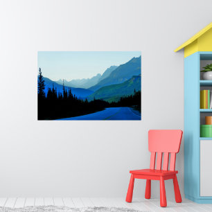 Banff Jasper Blue Poster