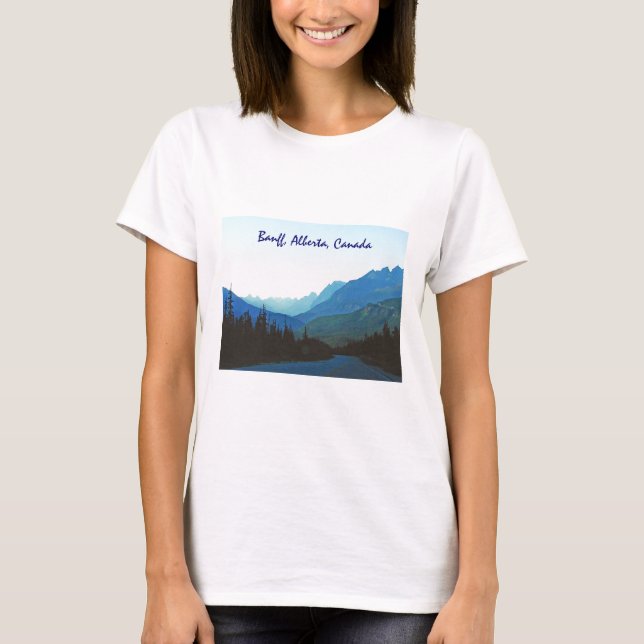 Banff Jasper Blue T-Shirt (Front)