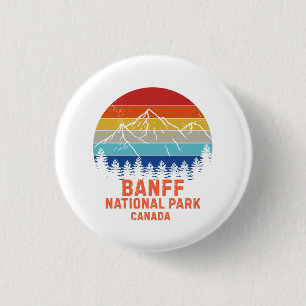 Banff National Park 3 Cm Round Badge