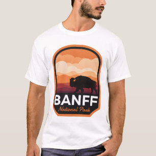 Banff National Park Alberta Bison T-Shirt