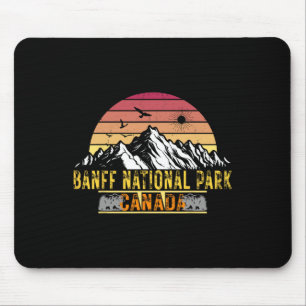 Banff National Park Alberta Canada Camping Hiking Mouse Pad