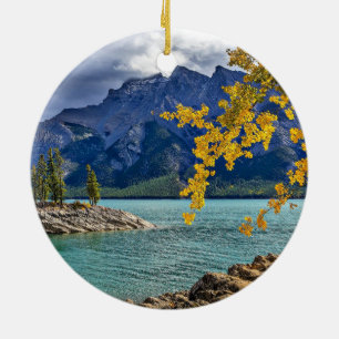 Banff National Park, Alberta, Canada Ceramic Ornament