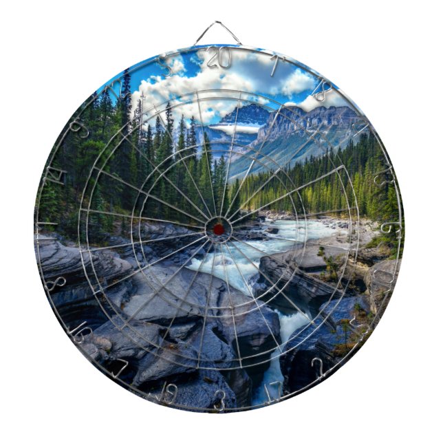 Banff National Park Alberta Canada Dartboard (Front)