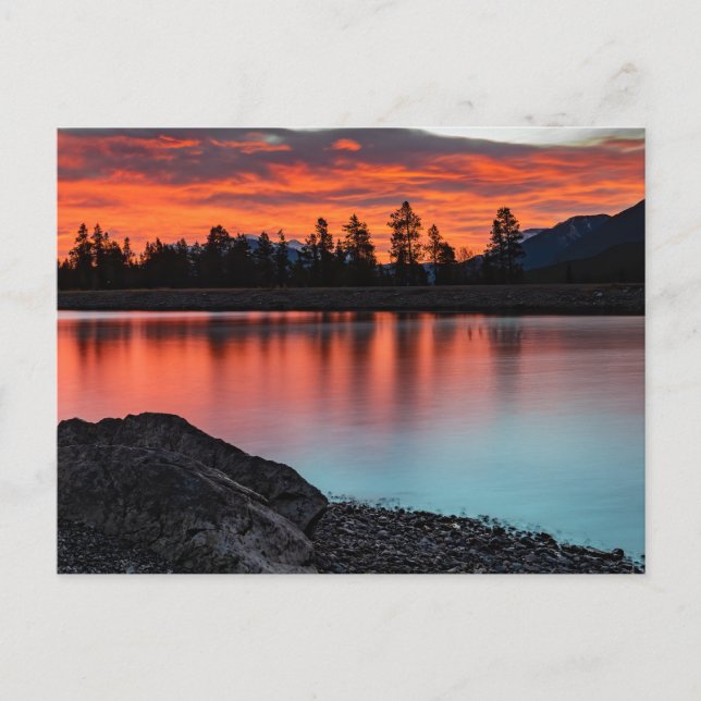 Banff National Park, Alberta Canada Sunset Postcard (Front)