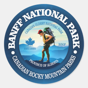 Banff National Park (C) Classic Round Sticker