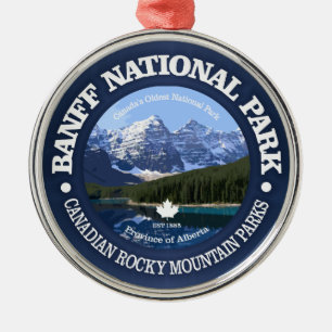 Banff National Park (C) Metal Tree Decoration
