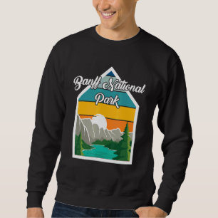 Banff National Park Canada Alberta Nature Camping  Sweatshirt