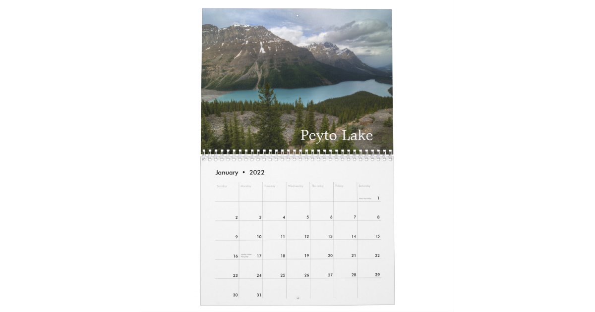 Banff National Park Canada Calendar | Zazzle.com.au